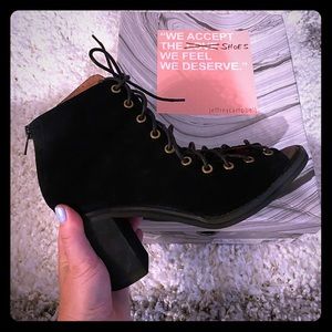 Jeffrey Campbell “Cors” chunky heel bootie